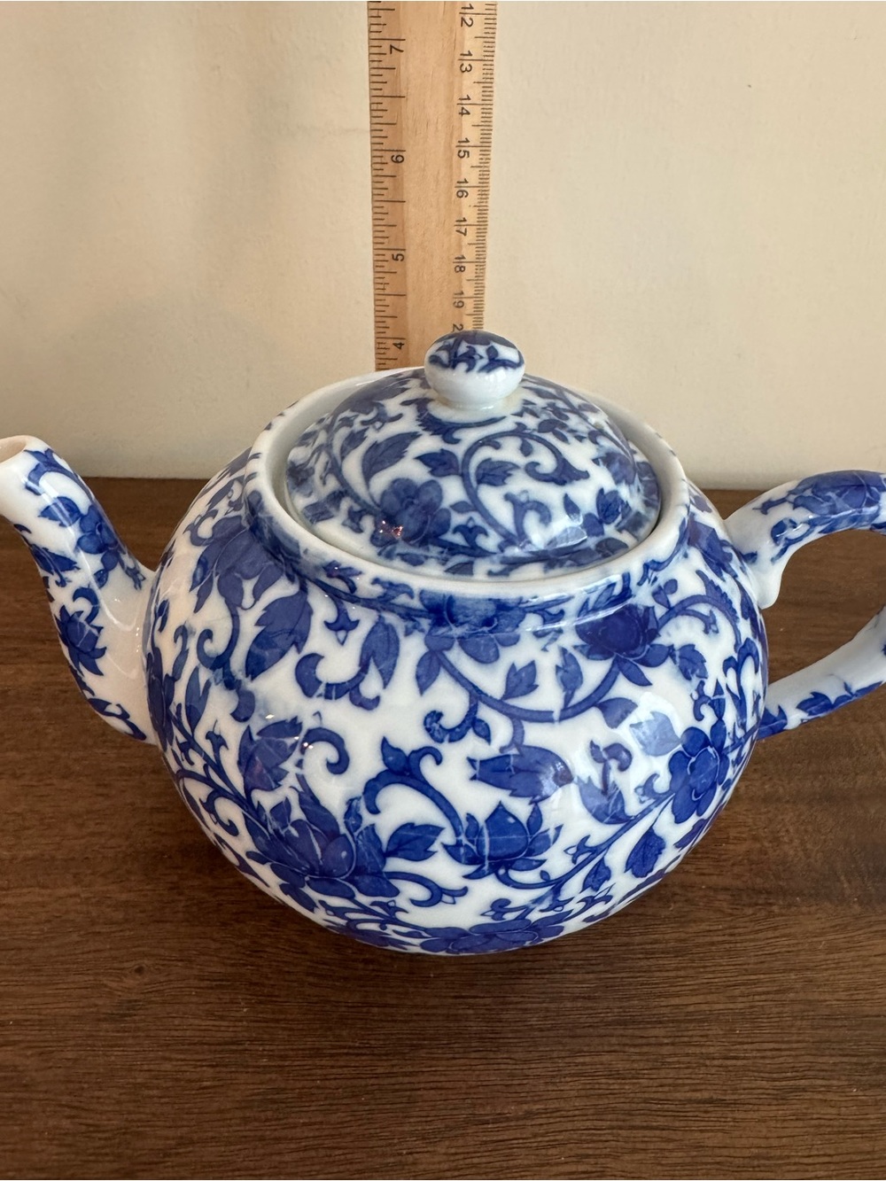Vintage Japan Williams Sonoma Delft Blue White Color Tones Tea Pot - Picture 9 of 10